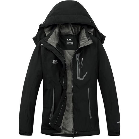 Womens Winter Ski Jacket Hooded Windproof Warm Jackets Snow Waterproof Rain Coat